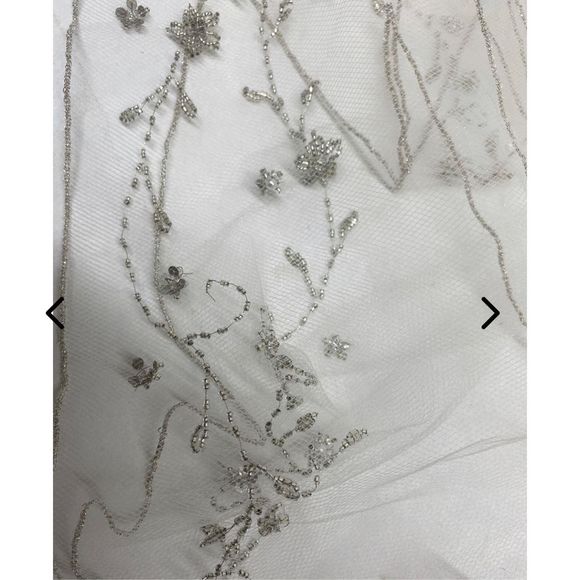 BURGUNDY Small Prom/BRIDAL GOWN W/SEQUINS AND HOOP w Veil & Evening Gloves - Picture 10 of 13